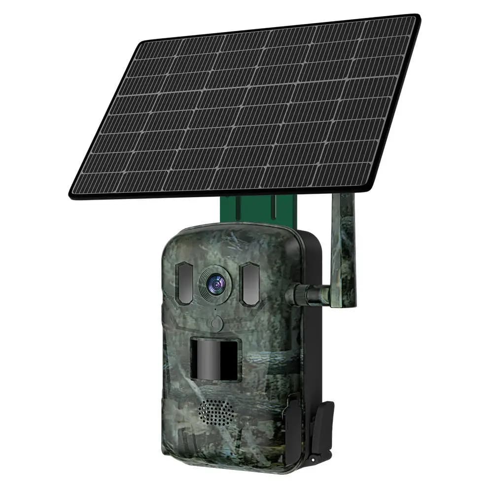 Fotocamera da caccia 4G LTE con visione notturna, fotocamera wireless Ucon con SIM per la caccia con pannello solare