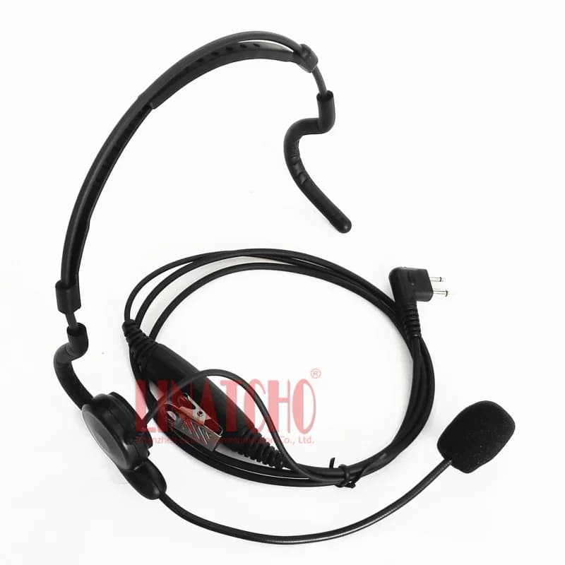 Archetto da collo professionale Metti per parlare con microfono Auricolare militare per GP308 GP350 GP2000 Walkie Talkie