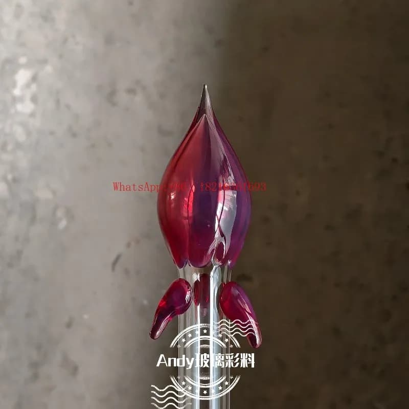 Exp41v2 Asta in vetro Lamper riprodotto in fucsia, in materiale duro colorato