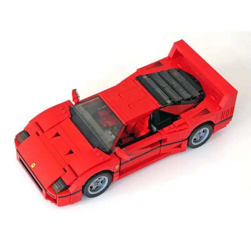 1192 PCS 10248 F40 Compatibile MOC-49743 Auto Sportiva di Giunzione di Montaggio Building Block Giocattolo Modello FAI DA TE Regalo Per Bambini regalo