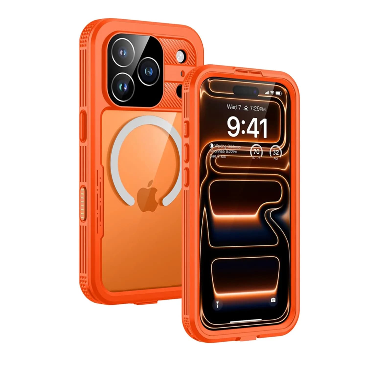 Custodia per telefono IP68 Shellbox completamente impermeabile per iPhone Air 17 Pro Max Custodia per immersione subacquea Magsafe con ricarica wireless magnetica
