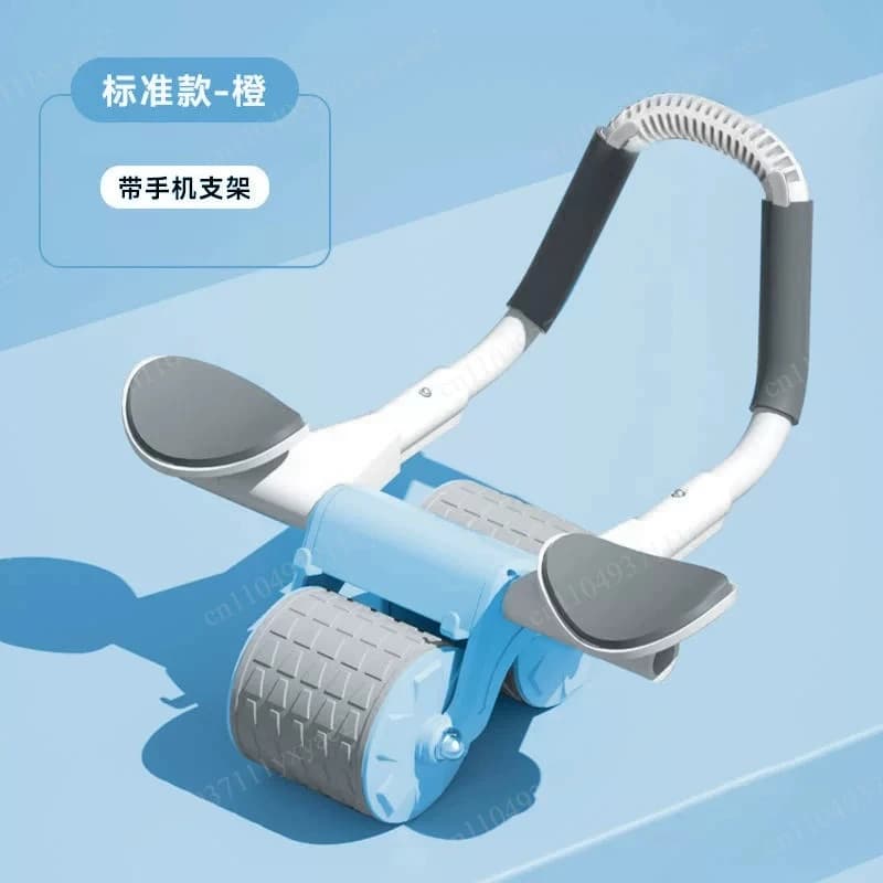 Elbow Support Automatic Rebound Abdominal Wheel Core Muscle Ab Trainer with Counter Display Fitness Exercise Roller Wheel