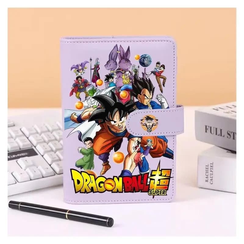 Dragon Ball Vegeta Notebook Journal Diary Loose Leaf Refillable Binder PU Leather Anime Fans Graduation Gift Custom Collectible