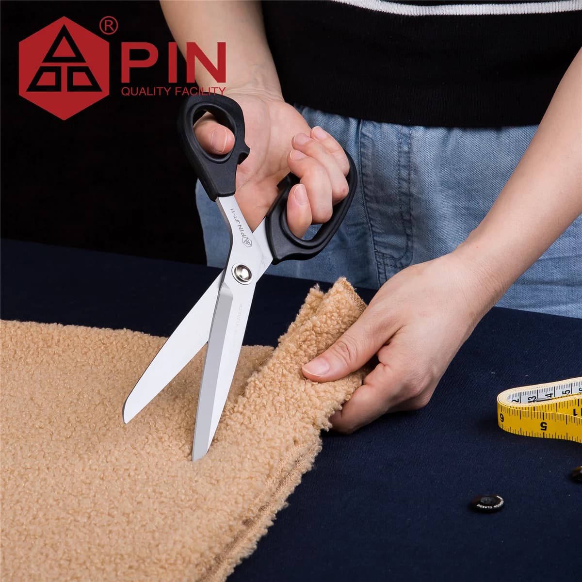 PIN Forbici da cucito professionali da 8" 11", forbici per tessuto ultra affilate per quilting in pelle, strumenti artigianali fai-da-te per sartoria