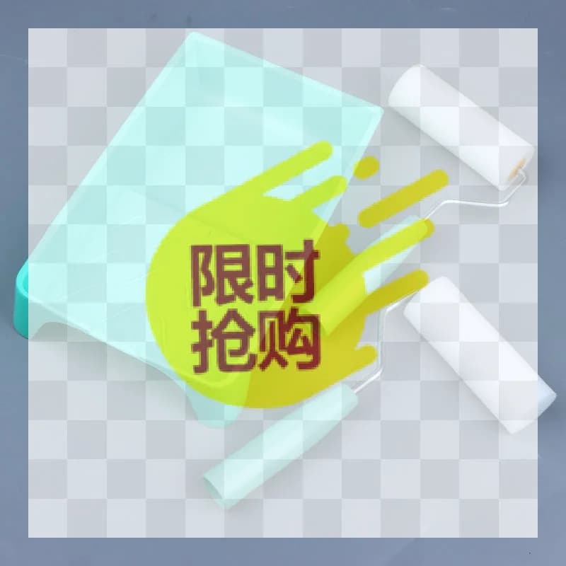 【BA】Durable Foam Paint Roller Sleeves Mini White Sponge Rollers For Art Painting Decorating Cleaning DIY Tools
