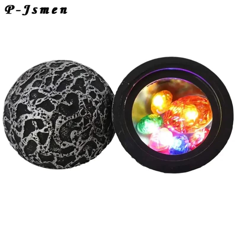 Infinity Star Lord Power Stone Orb Cube Prop Cosplay Light Gem Collectibles PVC Ball Cosplay Costume spikes Halloween collections