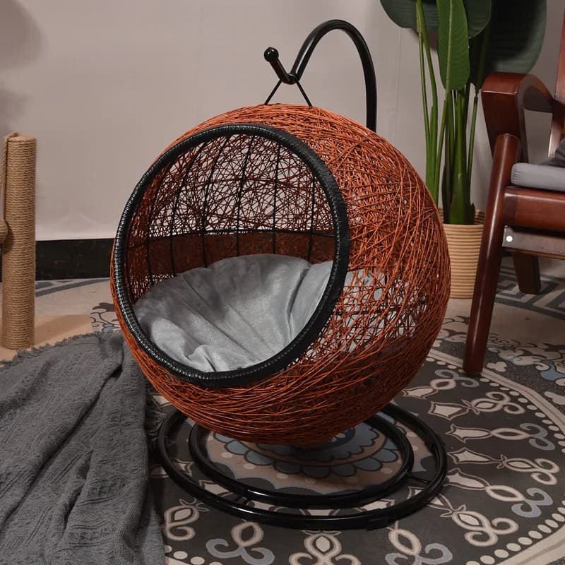 Cat litter semi-closed pet litter house bed winter warm cat room supplies cat villa