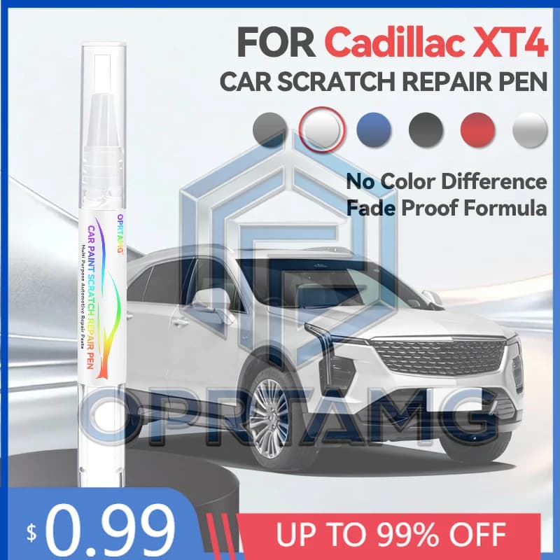 2026 Hot Car Paint Repair Pen Touch Up Scratch Remover DIY Auto Accessories For Cadillac XT4 White Purple Blue G59 Blue GZC Red