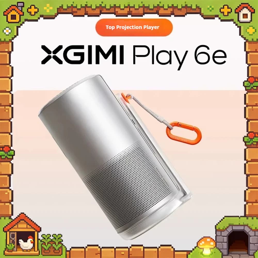 XGIMI Play6e Projector DLP Display 500ISO 1080P Can Be Used Outdoors Projectors Fully Automatic Trapezoidal Correction