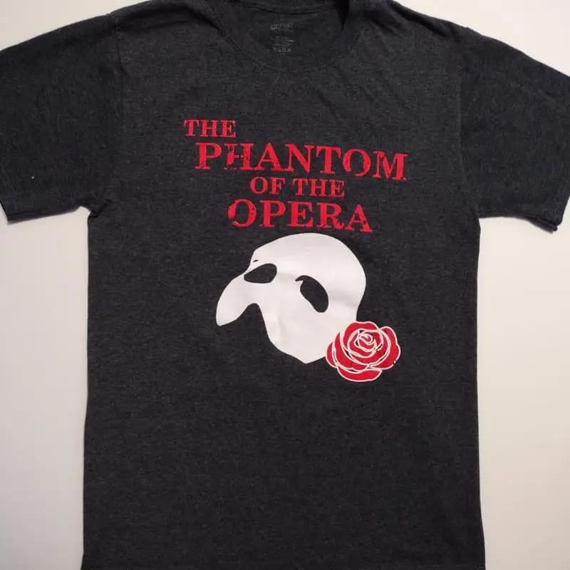 Maglietta The Phantom Of Opera Signature Grigio scuro S