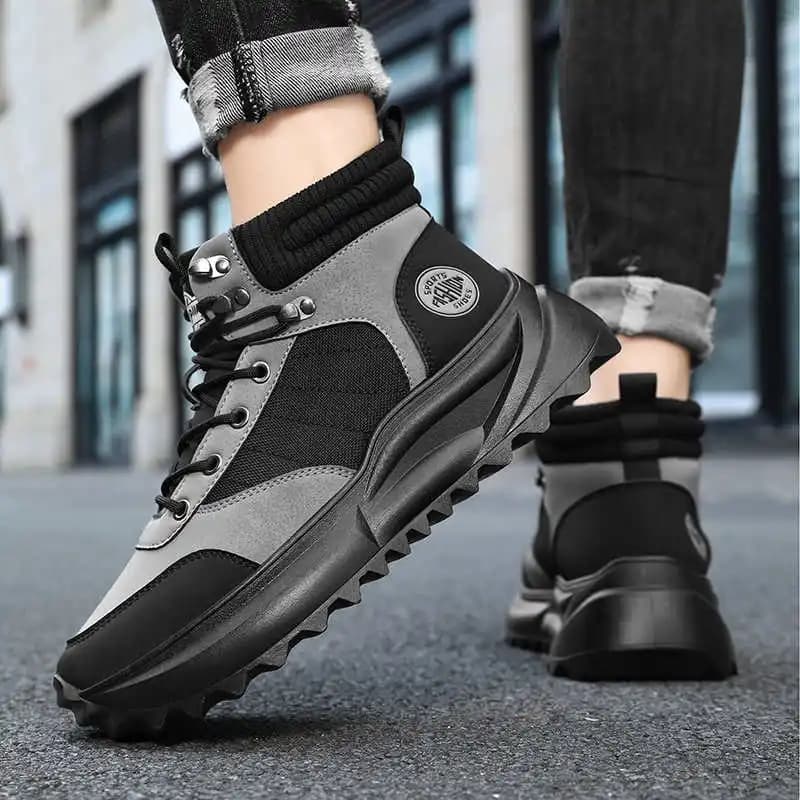 Men's Winter Moccasins with Chunky Heel Men's Shoes Boots Men's Boots Sneakers Sport 2025 Outdoor Shows