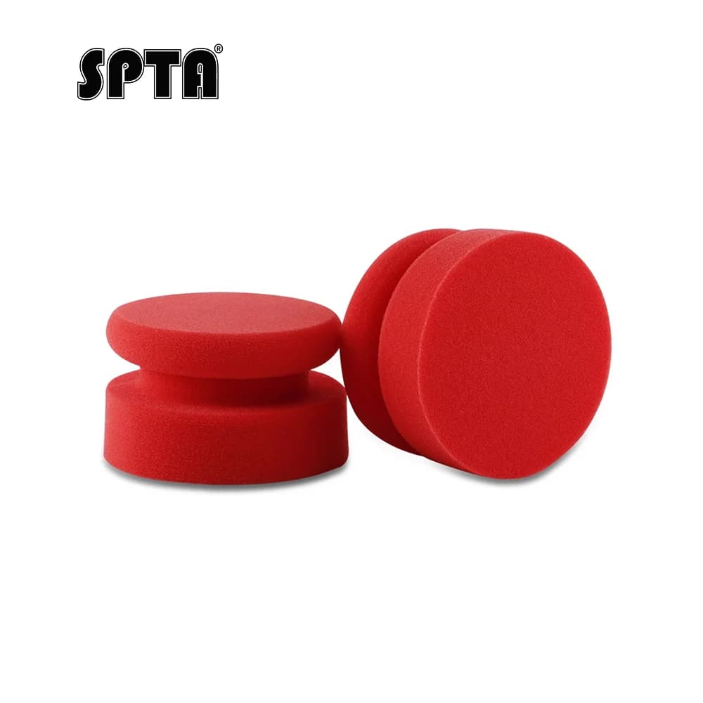 (Vendita singola) SPTA ceretta a mano spugna sfregamento applicatore composto Auto bellezza ceretta Pad Auto vernice cura lucidatura spugna Pad