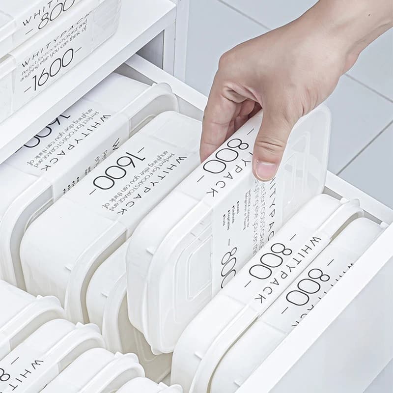 Food Storage Containers Airtight BPA Free Leakproof Meal Prep Box for Fridge Freezer Microwave Kitchen Pantry Organizer