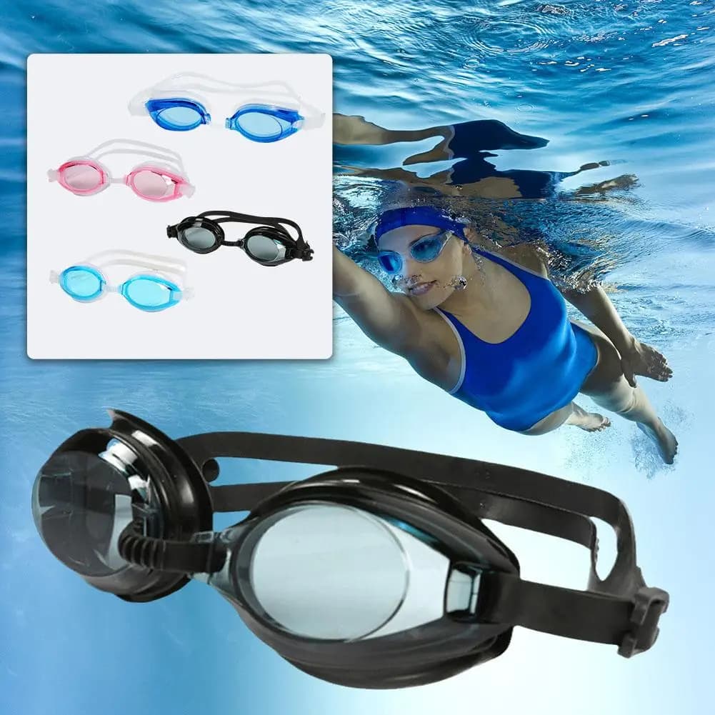 Women's HD Silicone Glasses for Men Waterproof and Anti-slip Underwater Equipment Adult Swimming Glasses with Small Frame for Kids