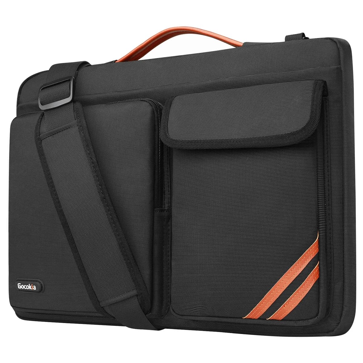 Custodia per Laptop da 360 pollici con protezione a 15.6 gradi borsa a tracolla per Laptop Multi-tasca, borsa per il trasporto del Laptop impermeabile