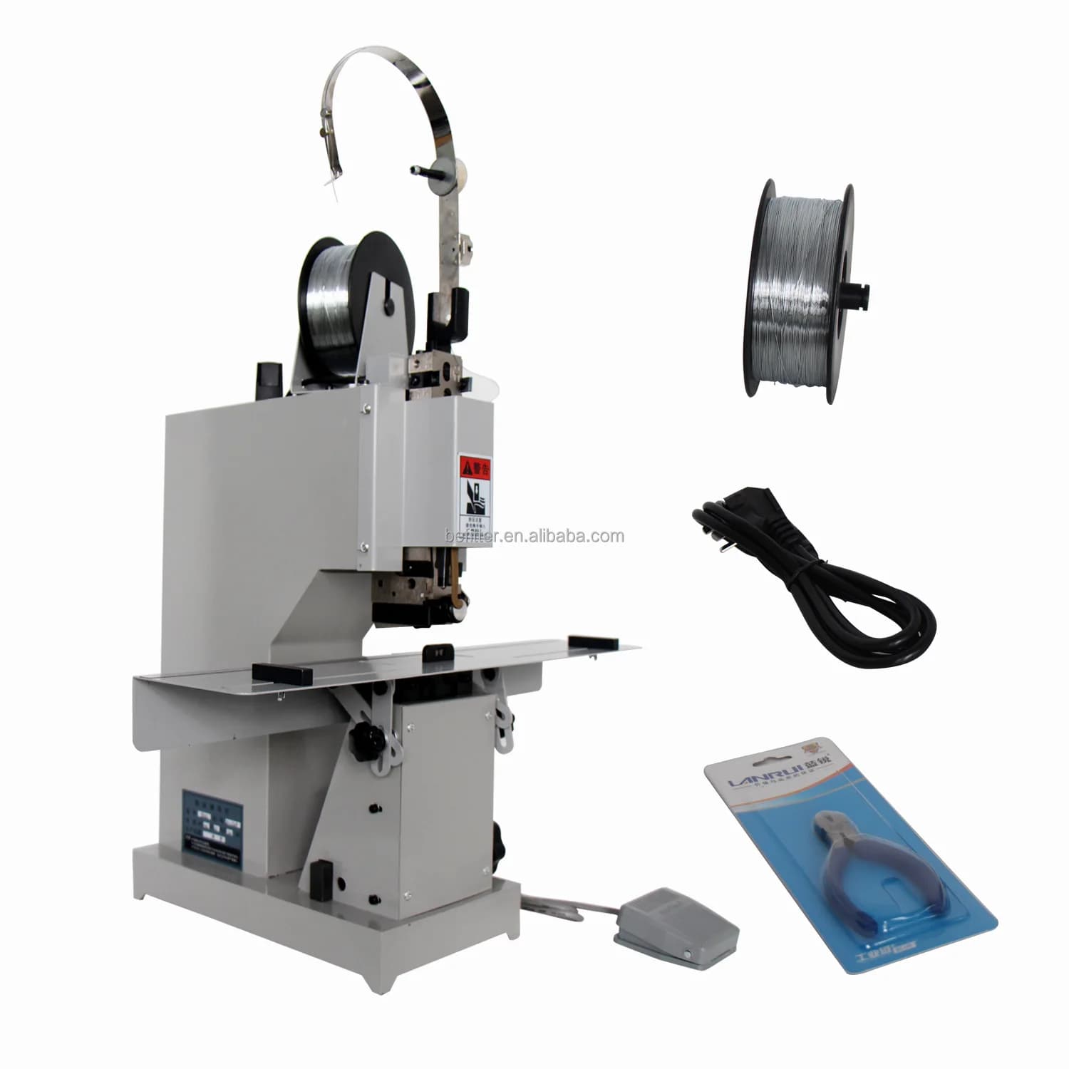 WS-601 Cucitrice Elettrica a Filo Singolo M2000 per Libri, Macchina per Rilegatura a Filo per Quaderni e Copertine Rigide