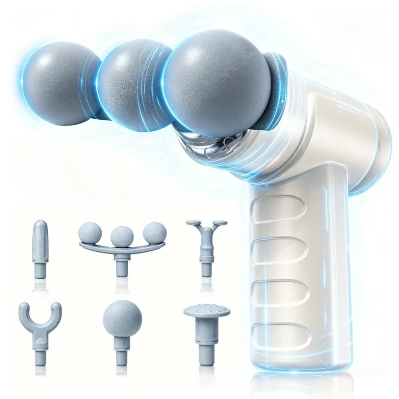 Portable Pocket Mini Massage Gun 3‑Gear Silent Small Electric Massager for Women Muscle Soreness Relief Home Fitness Use