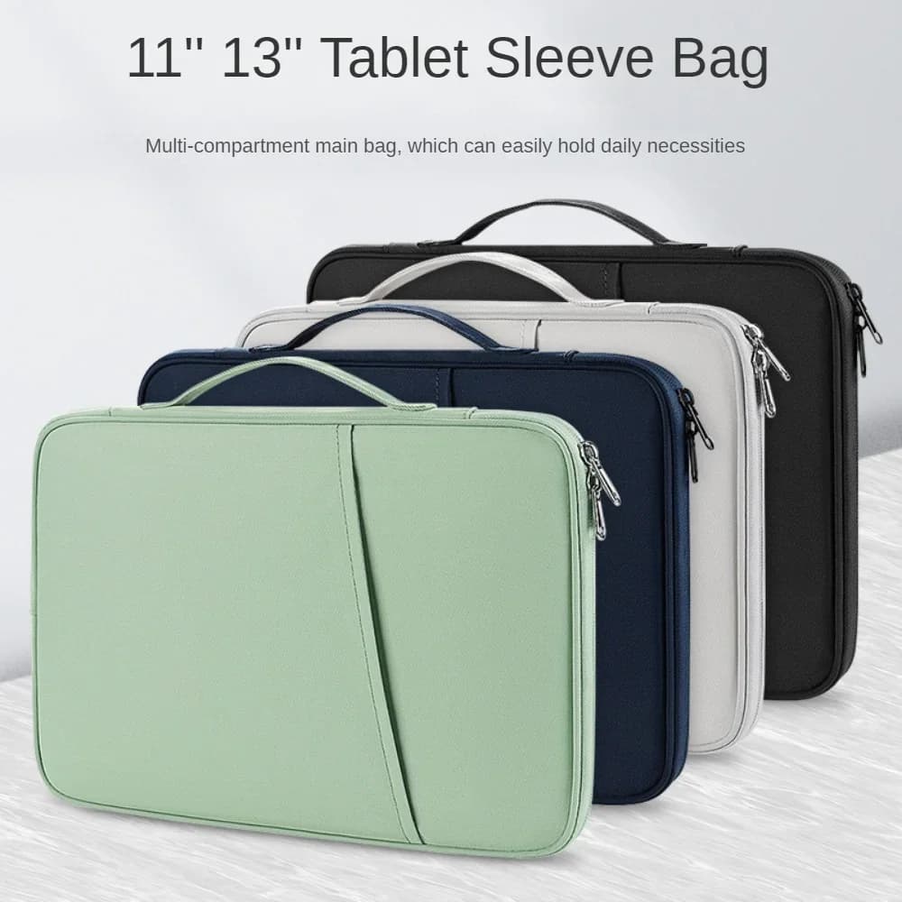 Borsa per tablet da 11 "13'' per Surface Pro 11 10 9 8 7 X Go Custodia per iPad Air Pro Borsa a tracolla per laptop MacBook da 13 pollici