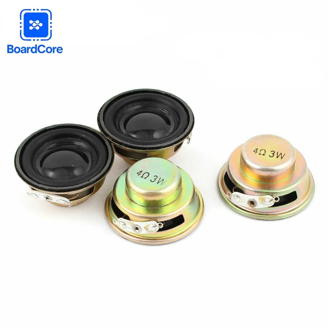 1-5 Pezzi Mini Altoparlante 3 Watt 4 Ohm Amplificatore Black Hat Tromba Altoparlante 3W 4R Diametro 40MM per Arduino