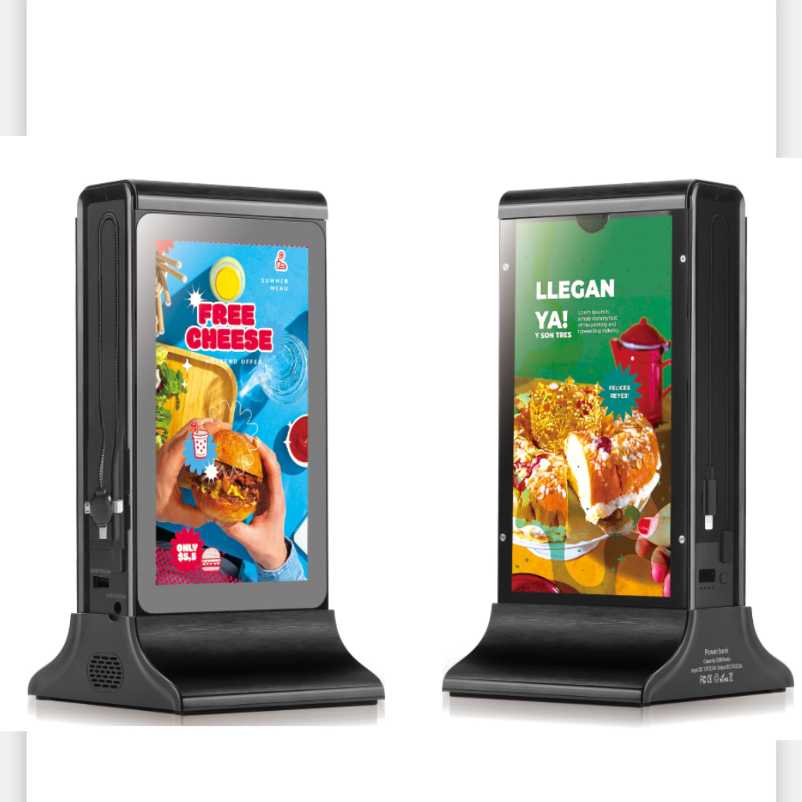 FYD-835G Ristorante Display menu digitale Macchina Chiavetta USB Hotel Tavolo Display pubblicitario Lettore Powerbank