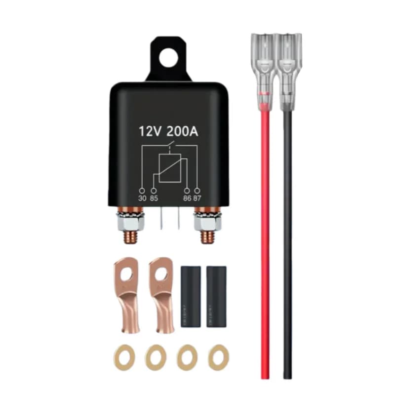 Relè automobilistico 12V 24V 100A 200A, relè di avviamento di tipo continuo, relè per auto con accessori