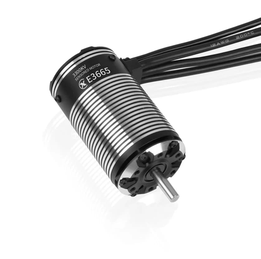 Motore brushless con sensore XC E3665 2500KV/3300KV 2-3S per percorsi brevi auto 1/10 RC, camion, Monster