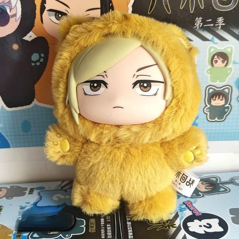 1/6 pz. Jujutsu Kaisen Cat Paradise Bambola di Peluche Gojo Satoru Geto Suguru, Bambola di Cotone, Figura Anime, Blind Box