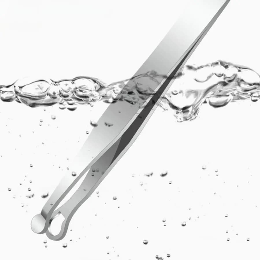 1pc Stainless Steel Round Head Ring Nose Ear Hair Clip Beard Moustache Trimmer Eyebrow Clipper Push Nose Brow Hair Tweezers Cut