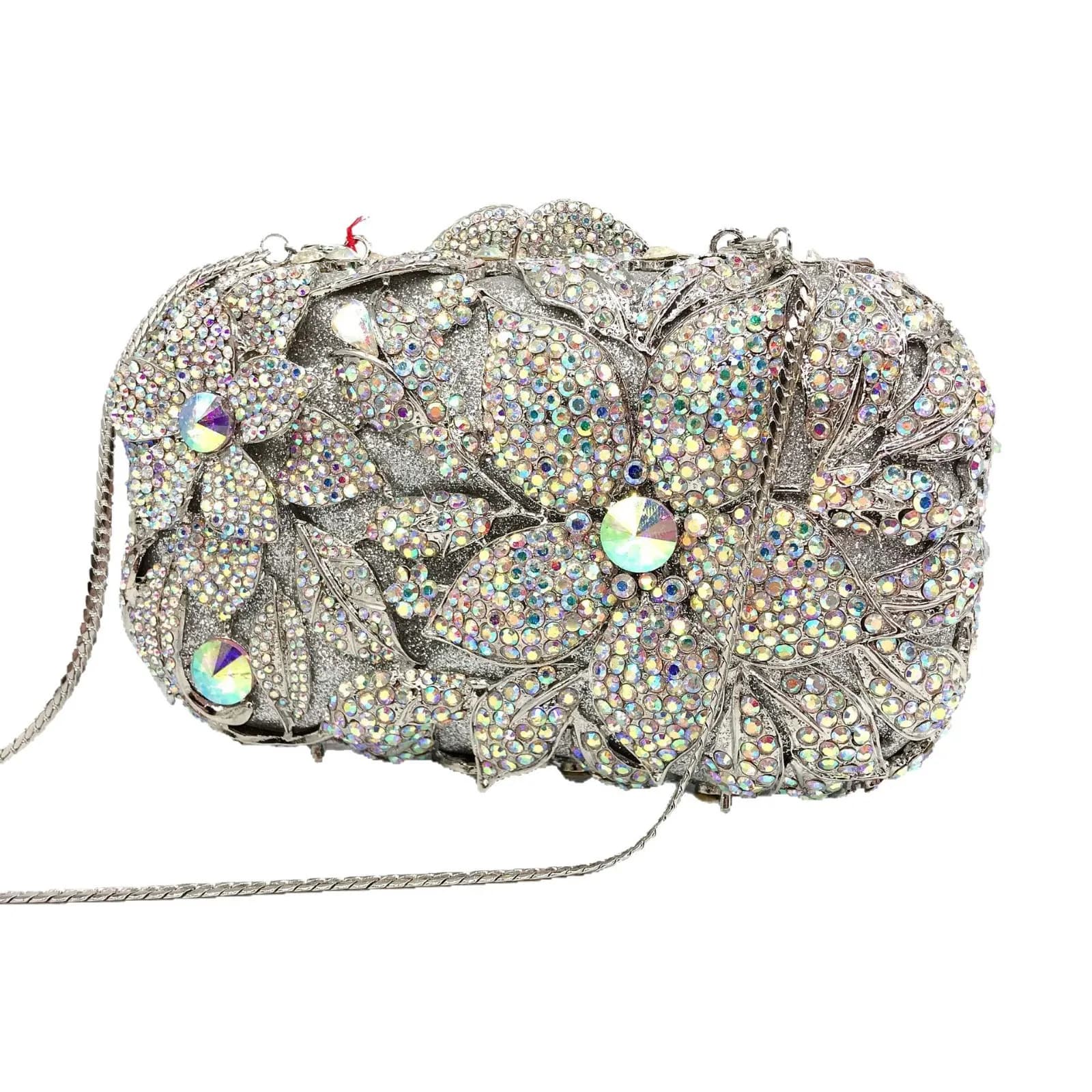 Pochette con strass giallo limone Portafoglio da donna tempestato di diamanti Esportazione Borsa da pranzo alla moda Borsa con strass Bolsas Grife Luxo