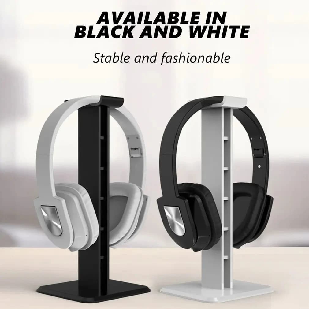New stand for single-piece headphones, ABS+PC headphone hook, gaming headphone support, universal desk accessories