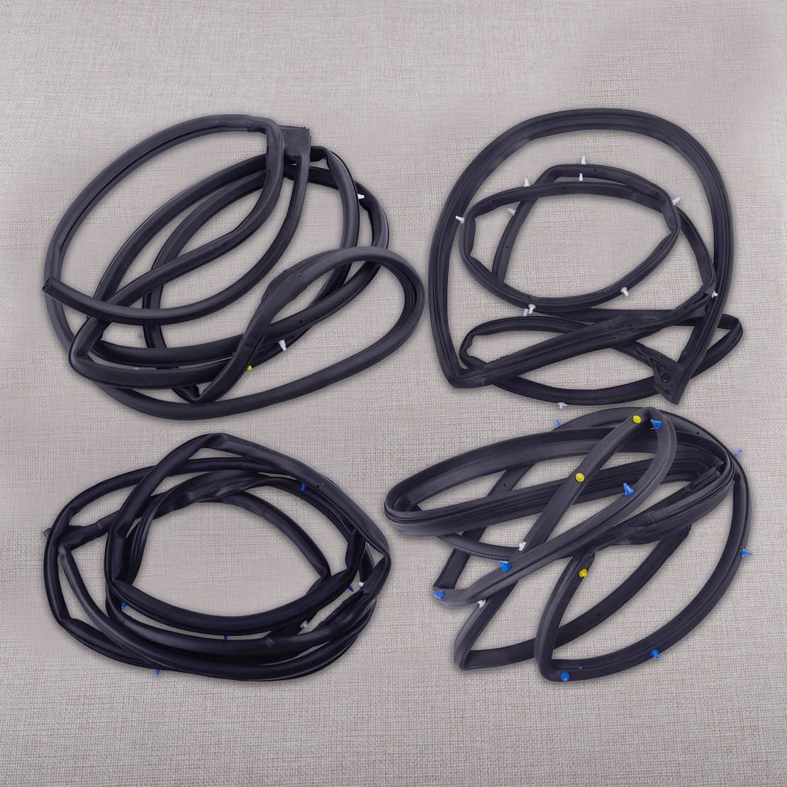 Muslim1 Set anteriore posteriore sinistro destro guarnizione gomma muslimfit per Honda Civic Sedan 2006 2007-2011