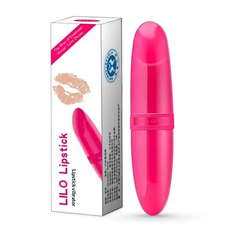 Nuovo Vibratore a Forma di Rossetto per Punto G, Stimolatore Clitorideo, Massaggiatore Impermeabile Portatile, Giocattoli Sessuali per Adulti