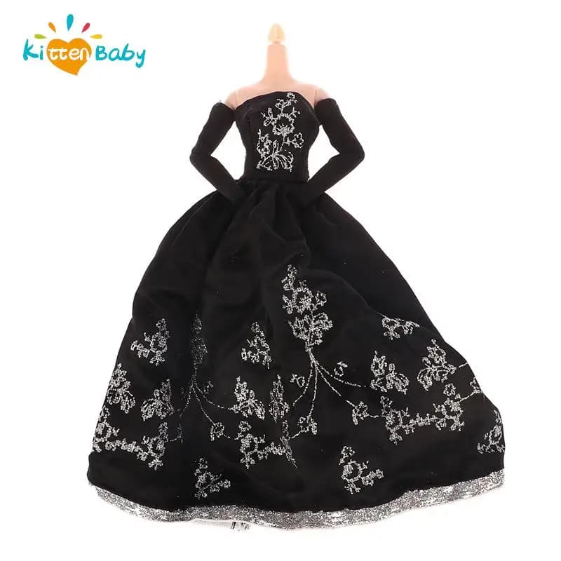 Vestito Tutu di balletto di moda per abiti da bambola vestiti accessori per bambole da 11 pollici ricamo gonna multistrato Ball Party Gown Girl Toy