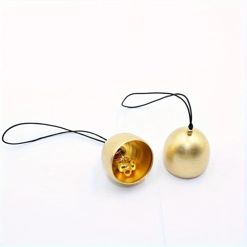 1Pc Mini Bell Charm - Versatile Diy Wind Chime For Holiday Decor, Easy Hang Design
