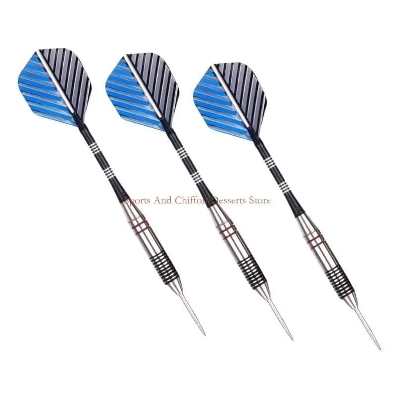 3pcs punta metallo dardo set dardo con punta in acciaio con alberi in alluminio Flight K1YF