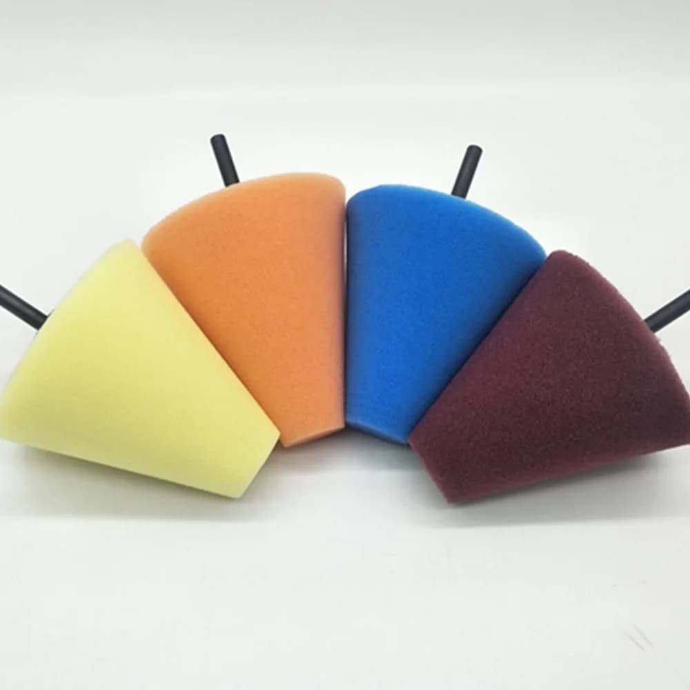 Auto Lucidatura Spugna Ruota Lucidatura Schiuma Cera Lucidatura Pad Kit Auto Lucidatore Pneumatici Ruota Mozzo Strumento per Trapano Elettrico 3 pollici/4 pollici