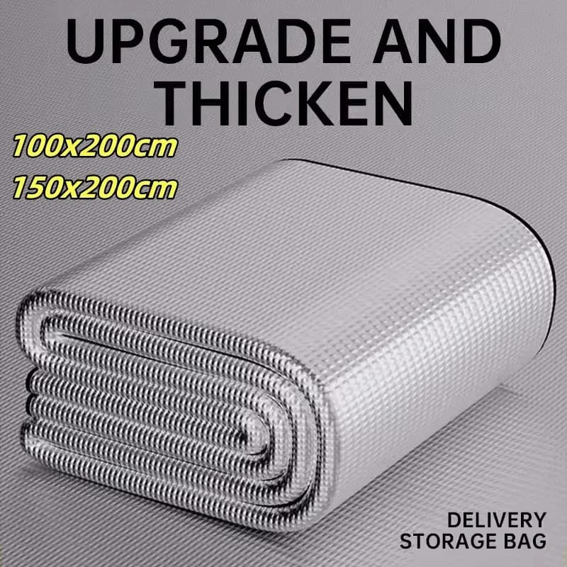 Waterproof Mat Double-sided Aluminum Film Moisture-Proof Mat Portable Picnic Mat Outdoor Tent Camping Beach Moisture-Proof Mat