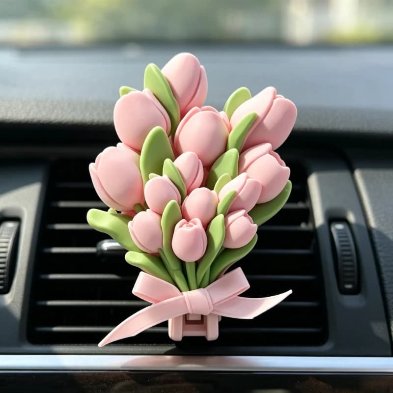 Cute Car Air Vent Aromatherapy Diffuser Stone Air Outlet Car Perfume Vehicle Interior Fragrance Decoration