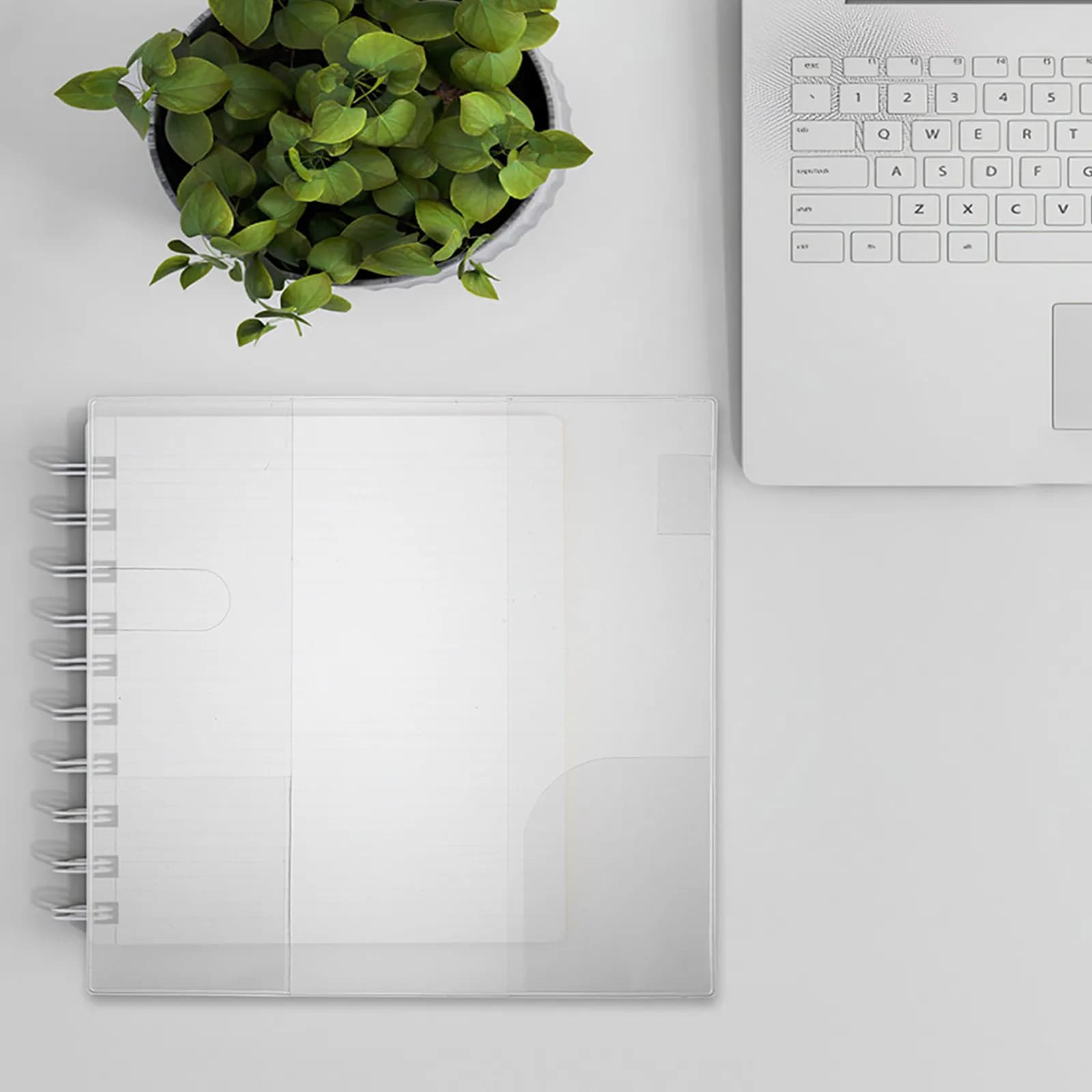 2 pezzi di copertine trasparenti per notebook, in PVC trasparente, impermeabili, 48K, protezione per libri, custodia antipolvere per agenda