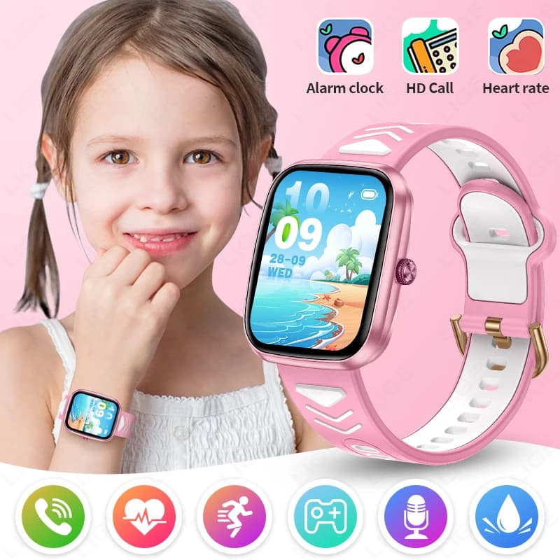 LIGE Smartwatch per Bambini e Ragazzi, Fitness Tracker, Chiamate Bluetooth, Orologio Intelligente per Uomini, Donne e Bambini, Contapassi Impermeabile