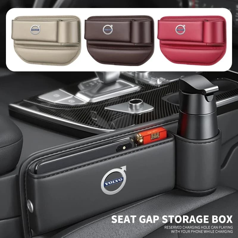 Organizer per Sedile Auto, Scatola Portaoggetti per Interni Auto, Accessori per Volvo ES90 EC40 EX40 EM90 XC90 V90 V60 XC60 V40 S80 S60 S90 C4