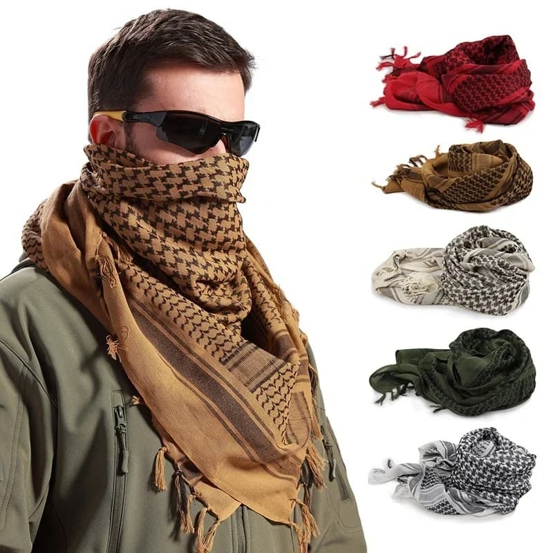 Women's Summer Tactician Arabic Scarf Men's Light Way Scarf Hijab Spring Army Plaid Head Scarf Tent Al Caldo 2020 New Sale Hot