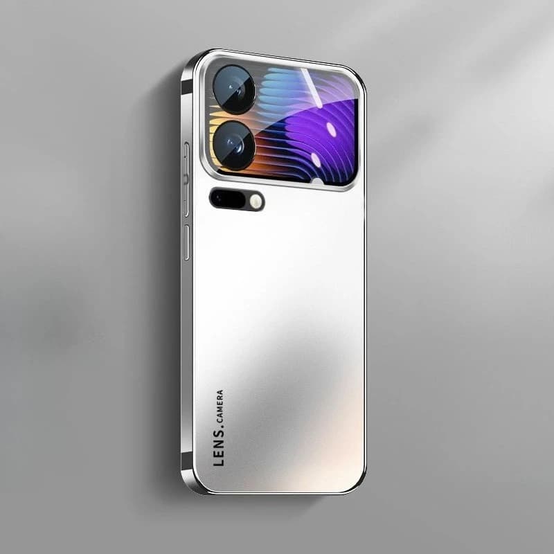Per Xiaomi 17 Pro Max Custodia per telefono in vetro smerigliato galvanico per Xiaomi17 17promax Custodia protettiva per guscio posteriore anti-impronte