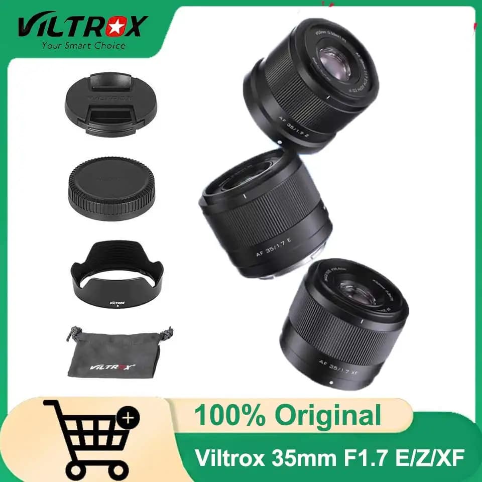 Viltrox 35mm F1.7 Air with autofocus for Sony ZV-E10 II, A7 IV, Fuji X-M5, X-T5, X-T30 II, Nikon Z Mount, ZFC, Z50, Z7 II