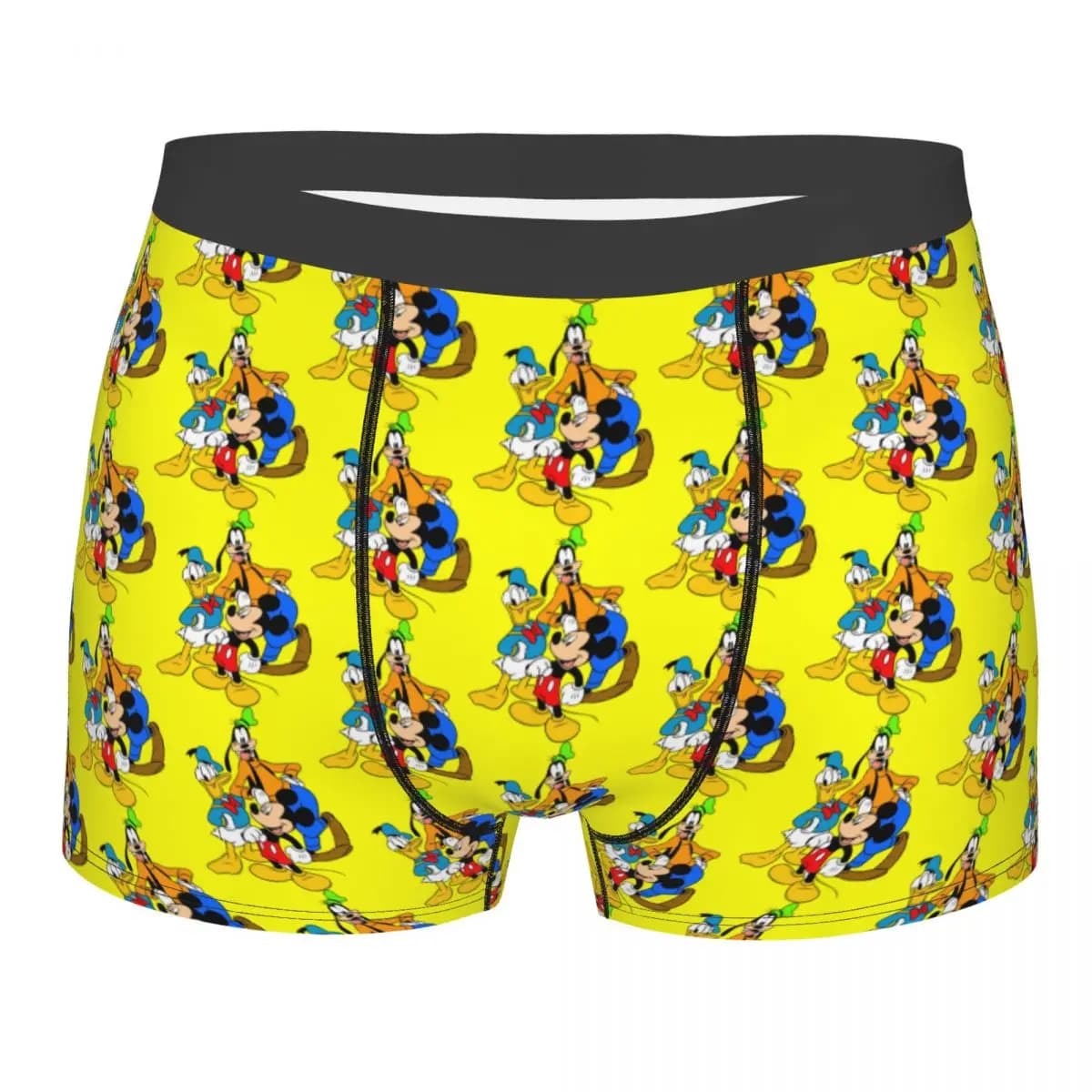 Intimo personalizzato Donald Duck Goofy Goof da uomo, boxer traspiranti, mutande morbide per uomo