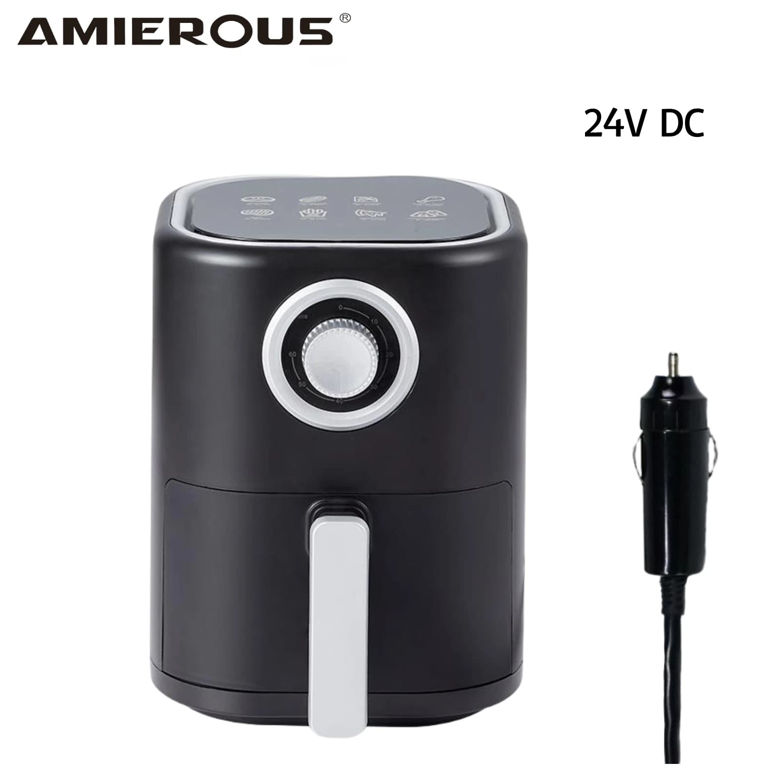 Air Fridge ARIER 24V New 3.0L, Easy operation with One Touch Only, Multicooker for Truck, Ship, Travel, Camper, Camping, Black, Fast (35KD)