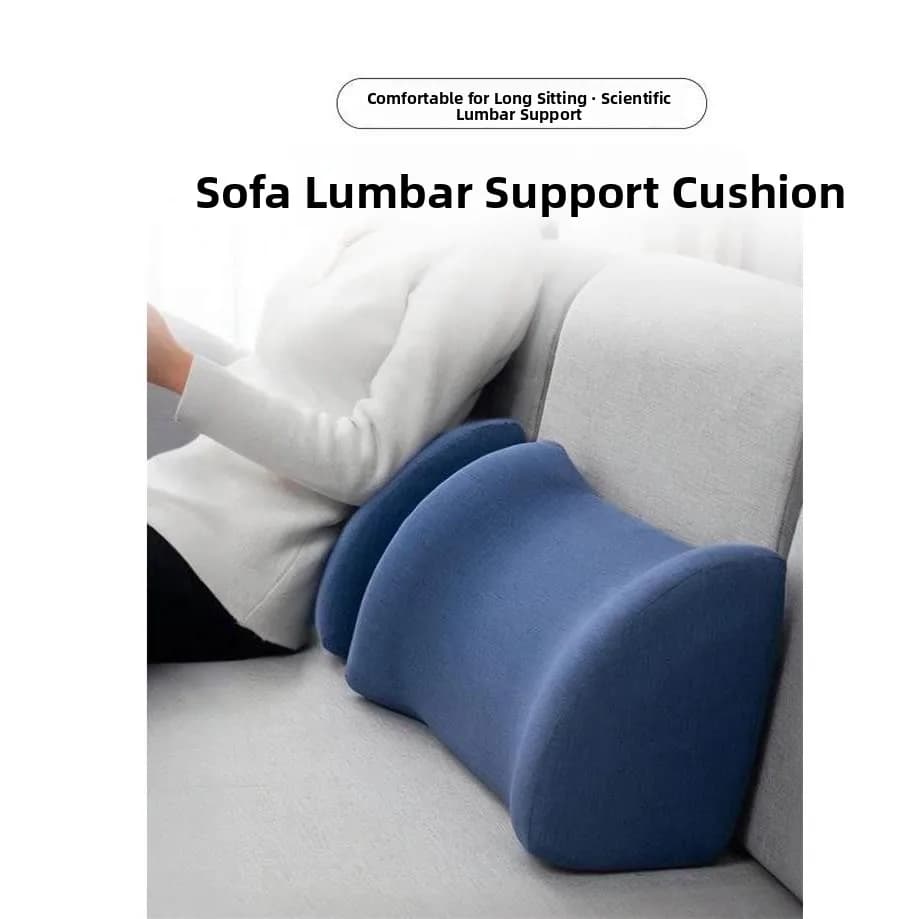 New Chinese Style Living Room Chair Backrest Cushion Lumbar Support Pillow Waist Protector Soft Plush Sofa Pillow Home Decor