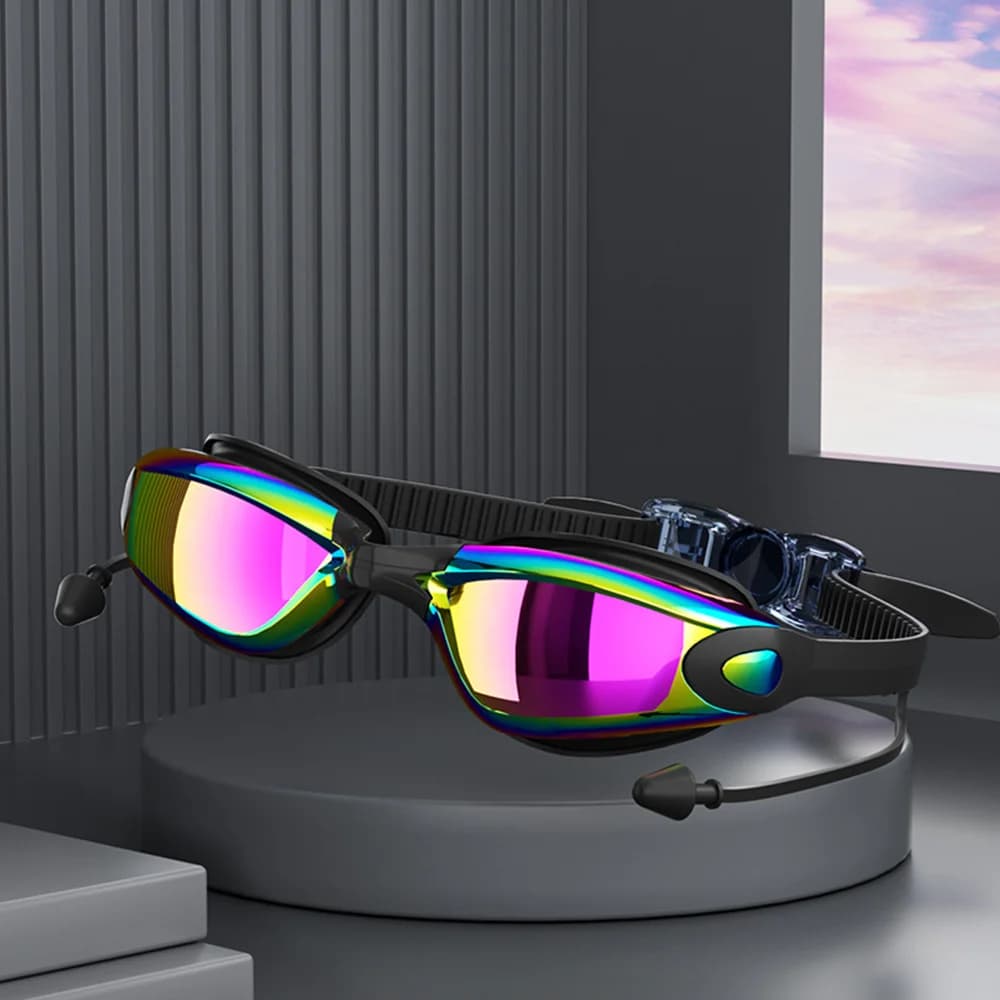 Creative HD Summer Swimming Goggles Waterproof Anti Fog Diving Swim Glasses Silicone Adjustable Swim Eyewear Men Women