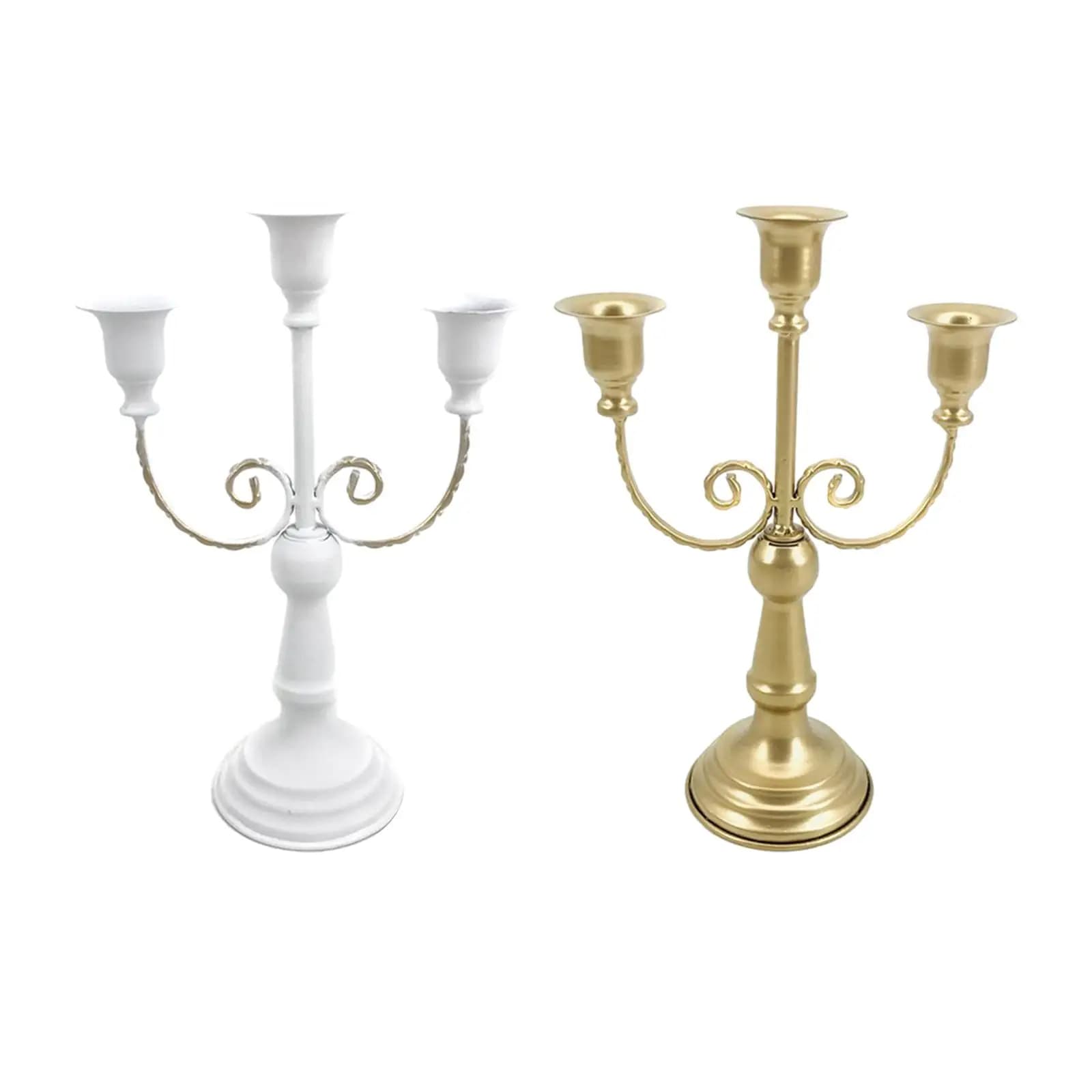 Candelabro in Metallo, Portacandele Decorativo per Casa, Feste, Ringraziamento e Decorazioni