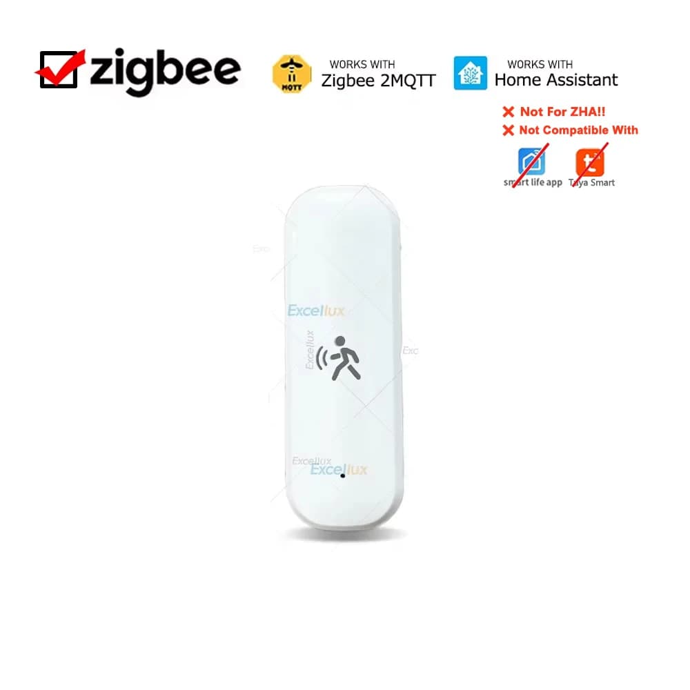 Smart ZigBee Sensore di movimento Radar Mmwave Sensore di temperatura e umidità Sicurezza antifurto Funziona con l'assistente domestico Zigbee2mqtt